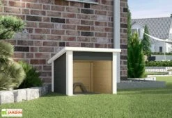 Abri Pour Robot Tondeuse En Bois D’épicéa 78 X 86 X 61 Cm