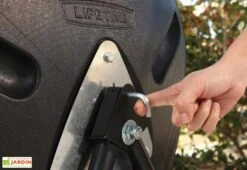 Composteur Rotatif 303L En Polyéthylène Lifetime -Garantia Boutique bac compost 303 l polyethylene