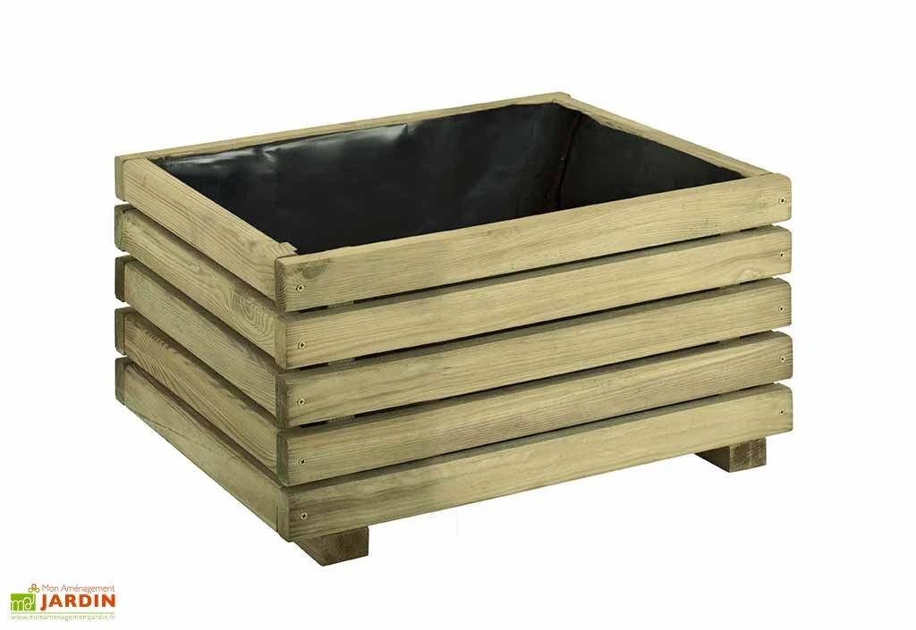 Bac à Fleurs En Bois De Pin Traité Autoclave KÜB 40 X 25 Cm 3 Bac à Fleurs En Bois De Pin Traité Autoclave KÜB 40 X 25 Cm