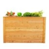 Jardinière En Bois De Mélèze Bac Potager 130 X 65 X 84 Cm -Garantia Boutique bac potager bois 130x84cm