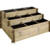 Carré Potager à 3 Étages (100 X 120 X 54 Cm) -Garantia Boutique carre potager bois 434