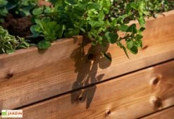 Carré Potager En Bois Autoclave Sur Pieds 80 X 80 Cm H. 88 Cm - Rezekne -Garantia Boutique carre potager bois sur pieds ekju 253394