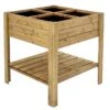 Carré Potager En Bois Autoclave Sur Pieds 80 X 80 Cm H. 88 Cm - Rezekne