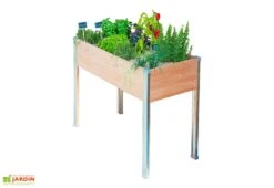 Potager Sur Pied En Bois Douglas 19 Mm – 100 X 45 X 80 Cm