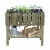 Carré Potager Sur Pieds En Bois De Pin Traité Vertikal 79 X 29 X 79 Cm -Garantia Boutique carre potager sureleve bois vertikal