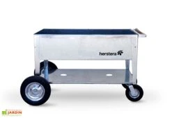 Chariot De Jardinage En Acier à Roulettes - Swivel 9 Chariot De Jardinage En Acier à Roulettes - Swivel -Garantia Boutique chariot acier roulettes jardiniere