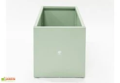 Jardinière Au Sol En Métal Thermolaqué - 100 X 50 X 50 -Garantia Boutique cote bac jardiniere hg08971103