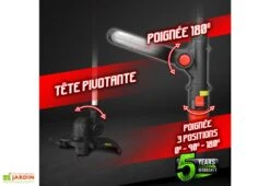 Coupe Bordures Sans Fil PowerShared 20V - Sans Batterie -Garantia Boutique coupe bordures batterie powershared constructor 3