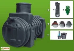 Cuve Recuperateur Eau Ready 1000 L -Garantia Boutique cuve greenlife 1