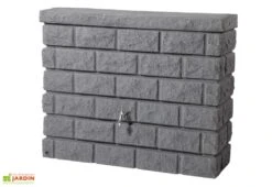 Garantia Cuve Récupération D'Eau Pluie Murale Rocky 400L -Garantia Boutique cuve murale 400 l grise