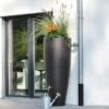 Garantia Cuve Récupération Eau De Pluie 2 En 1 Moka 300 L -Garantia Boutique cuve recuperation eau decorative 300l bac fleurs moka