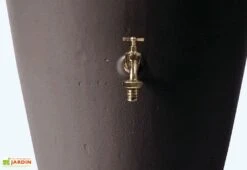 Garantia Cuve Récupération Eau De Pluie 2 En 1 Moka 300 L -Garantia Boutique cuve recuperation eau decorative 300l bac fleurs moka 3