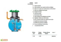 Cuve Rétention D'Eau De Pluie 2200 L -Garantia Boutique cuve retention eau pluie