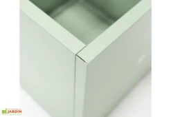 Jardinière Cube Vert Cactus En Métal Thermolaqué – 50 X 50 X 50 Cm -Garantia Boutique detail coin cube jardiniere hg08976105