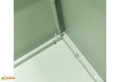 Jardinière Au Sol En Métal Thermolaqué XL - 150 X 50 X 50 -Garantia Boutique detail fond jardiniere