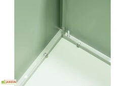 Jardinière Cube Vert Cactus En Métal Thermolaqué – 50 X 50 X 50 Cm -Garantia Boutique detail interieur cube jardin hg08976105