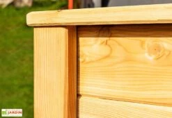 Jardinière En Bois De Mélèze Bac Potager 170 X 90 X 84 Cm -Garantia Boutique details bac potager 170x84cm