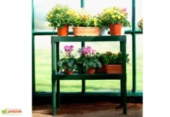 Kit De Palissage Pour Serre De Jardin -Garantia Boutique double etagere polypropylene verte serre jardin palram