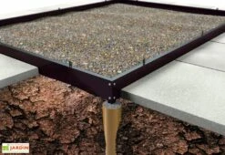 Halls Embase Pour Serre De Jardin En Acier Galvanisé Popular 66 (2 Coloris) -Garantia Boutique embase pour serre jardin acier galvanise popular 66 1