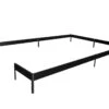 Halls Embase Pour Serre De Jardin En Acier Galvanisé Qube 816 Noir -Garantia Boutique embase serre jardin acier galvanise qube 816 noir