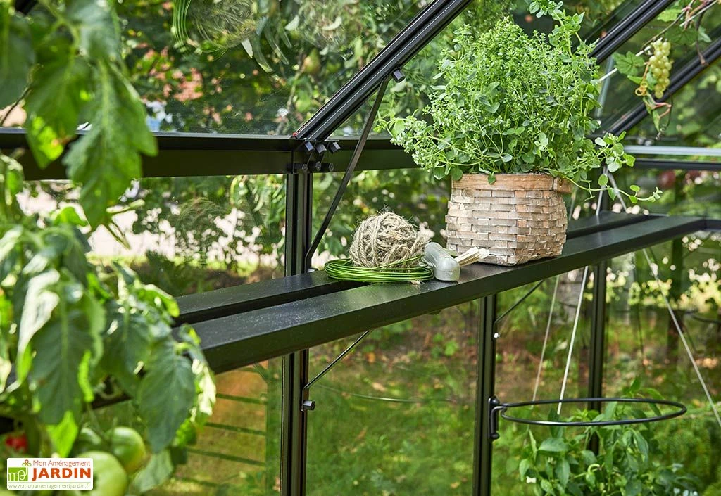 Étagère En Aluminium Pour Serre De Jardin Halls Qube 20 X 125 Cm 4 Étagère En Aluminium Pour Serre De Jardin Halls Qube 20 X 125 Cm – Image 2