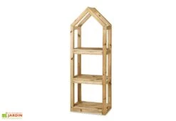 Étagère De Jardin En Bois De Pin Traité Campanile M - 50 X 30 X 145 Cm
