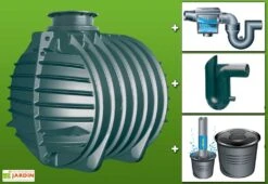 Kit Cuve Recuperateur Eau Enterree 6000 L -Garantia Boutique g0000828