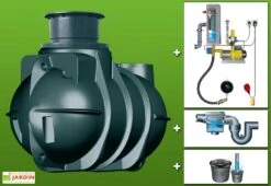 Cuve Recuperateur Eau Clever A 2000 L -Garantia Boutique g0001553 01