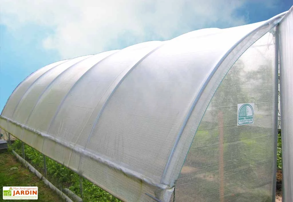 Serre Tunnel Tonneau En Polyéthylène 34 M² - Gothique 7,5 X 4,5 M 4 Serre Tunnel Tonneau En Polyéthylène 34 M² - Gothique 7,5 X 4,5 M – Image 2