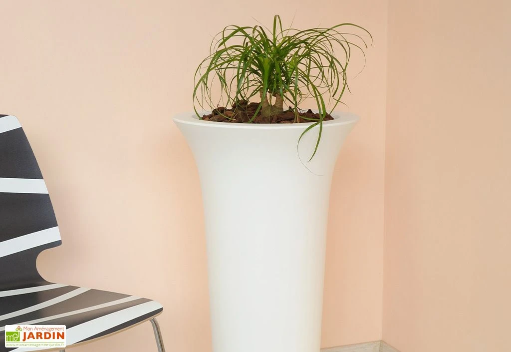 Pot De Fleurs En Polyéthylène Flos – Ø 48 X 85 Cm 4 Pot De Fleurs En Polyéthylène Flos – Ø 48 X 85 Cm – Image 2