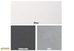 Jardinière En Béton Fibré SKUARE 100 (100x25) -Garantia Boutique jardiniere beton fibre 3 coloris blanc gris anthracite