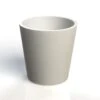 Jardinière En Béton Fibré Conik 40 – Ø 40 Cm -Garantia Boutique jardiniere beton fibre conik 40 blanc