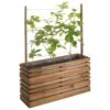 Jardinière Avec Treillis Lign Z (100x30x130cm) -Garantia Boutique jardiniere bois avec treillis