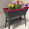 Jardinière Calipso Maxi 40L Double Paroi + Réserve D'Eau H80cm 1 Jardinière Calipso Maxi 40L Double Paroi + Réserve D'Eau H80cm -Garantia Boutique jardiniere calipso maxi polypropylene 40l reserve 80cm 3