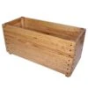 Jardinière Rectangulaire En Bois De Châtaignier Lasuré - Classics -Garantia Boutique jardiniere en bois