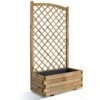 Bac à Fleurs Lierre Arc 80 (80x40x152) -Garantia Boutique jardiniere en bois arc 80 jardipolys