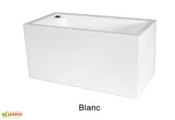 Jardinière Rectangulaire En Polyéthylène Atlantis 100 Cm (pls Coloris) -Garantia Boutique jardiniere plastique rotomoule double paroi 100cm couleurs 3