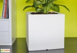 Jardinière Carrée En Polyéthylène Atlantis 50 Cm (pls Coloris)