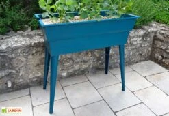 Jardinière Calipso Maxi Basic 40L + Pieds Amovibles – Bleu Canard 9 Jardinière Calipso Maxi Basic 40L + Pieds Amovibles – Bleu Canard -Garantia Boutique jardiniere polypropylene 40l pieds amovibles calipso maxi basic bleu canard 1