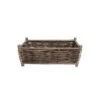 Jardinière Rectangulaire En Bois Noisetier Tressé 70x30x30cm 1 Jardinière Rectangulaire En Bois Noisetier Tressé 70x30x30cm -Garantia Boutique jardiniere potager flowerbasket bois