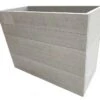 Jardinière Rectangulaire En Composite Polymab Recyclé – 90 X 40 X 67 Cm -Garantia Boutique jardiniere rectangulaire composite