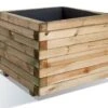 Bac à Fleurs Stockholm 80 Carré Maxi Volume (80x80x60) 1 Bac à Fleurs Stockholm 80 Carré Maxi Volume (80x80x60) -Garantia Boutique jardiniere stockholm 80 carre jardipolys