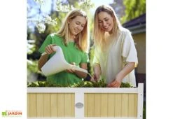 Axi Jardinière Sur Pieds En Bois De Hemlock - 120 X 54 X 94 Cm -Garantia Boutique jardiniere surelevee bois axi