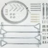 Kit D'ancrage Pour Serre Et Abri De Jardin Palram-Canopia -Garantia Boutique kit ancrage sol serre palram anchoring 4