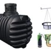 Garantia Cuve Enterrée Kit Récupérateur D'Eau Compact Confort 4Rain 2650 L -Garantia Boutique kit cuve enterree recuperateur eau 4rain garantia 2650l