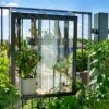 Mini Serre De Balcon En Verre Trempé – Juliana Balcony -Garantia Boutique mini serre jardin verre trempe aluminium juliana balcony