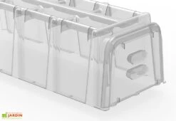 Serre De Jardin Tunnel De Forçage : Bases + Embouts + Piquets (105 X 39 X 30 Cm) -Garantia Boutique mini serre tunnel forcage mvi modulo 40 2