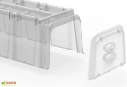 Serre De Jardin Tunnel De Forçage : Bases + Embouts + Piquets (105 X 39 X 30 Cm) -Garantia Boutique mini serre tunnel forcage mvi modulo 40 3