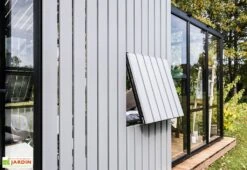 Serre De Jardin Bois Et Verre Trempé Avec Panneaux Occultants – Hibiscus -Garantia Boutique panneau bois occultant serre verre stali
