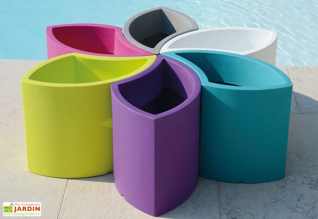 Pot De Fleurs 6 Compartiments En Polyéthylène Fiore – 86 X 30 Cm 3 Pot De Fleurs 6 Compartiments En Polyéthylène Fiore – 86 X 30 Cm